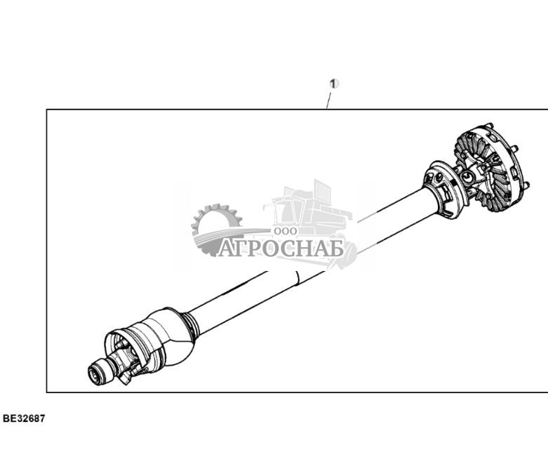 Attachment, Driveline with Friction Clutch, 1 38